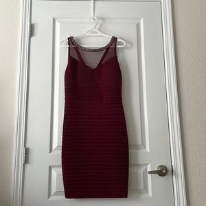Merlot Calvin Klein cocktail dress